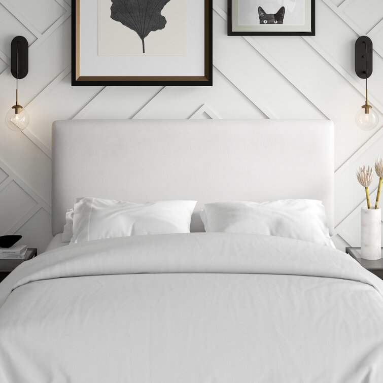 White bed on sale and headboard